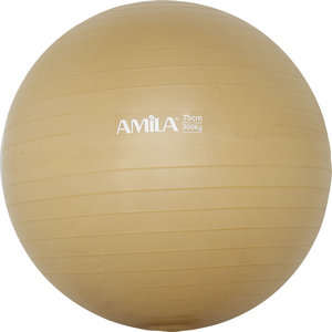 Μπάλα Γυμναστικής AMILA GYMBALL 75cm Χρυσή Bulk