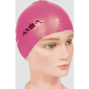 Σκουφάκι Κολύμβησης AMILA Basic Ροζ