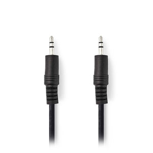 NEDIS CAGP22000BK10 Stereo Audio Cable 3.5 mm Male - 3.5 mm Male 1.0 m Black