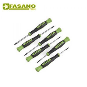 Σετ κατσαβίδια ηλεκτρονικού εγκοπής 6 τεμαχίων FG 84F/S6 FASANO Tools