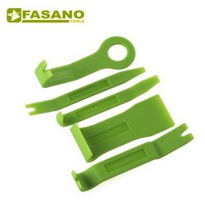 Σετ λεβιέδες αποκόλλησης κλίπ ταπετσαρίας πλαστικοί 5 τεμαχίων FG 186P/S5 FASANO Tools