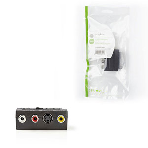 NEDIS CVGP31902BK Switchable SCART Adapter