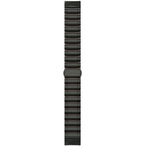 GARMIN MARQ Hybrid Titanium/Silicone Bracelet – Carbon Gray DLC