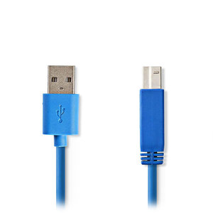 NEDIS CCGP61100BU30 USB 3.0 Cable A Male - B Male 3.0 m Blue