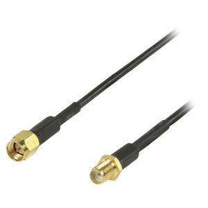 NEDIS CSGP02010BK10 Antenna Cable SMA Male - SMA Female 1.0m Black