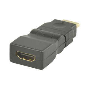 NEDIS CVGP34905BK HDMI Adapter HDMI Connector - HDMI Female Rotatable Black