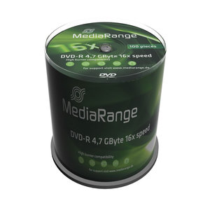 MEDIARANGE DVD-R 4.7GB 16x, cake box, 100τμχ
