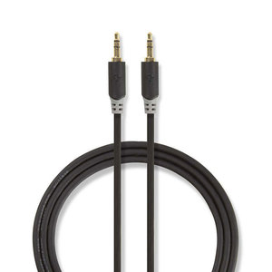 NEDIS CABW22000AT100 Stereo Audio Cable 3.5 mm Male - 3.5 mm Male 10 m Anthracit