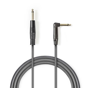 NEDIS COTH23005GY15 Unbalanced Audio Cable 6.35 mm Male - 6.35 mm Male Angled 1.