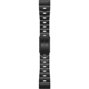 GARMIN QuickFit 26 Vented Titanium Replacement Bracelet with Carbon Gray DLC Coating