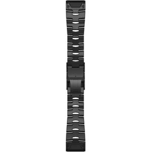 GARMIN QuickFit 26 Vented Titanium Replacement Bracelet with Carbon Gray DLC Coating