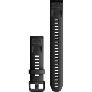 GARMIN QuickFit 20 Black Silicone (Large) Replacement Strap
