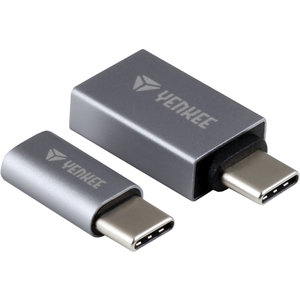 Yenkee Type C adapter USB to Micro USB and USB C to USB YTC 021