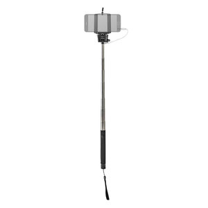 NEDIS SEST100BK Extendable Selfie Stick Wired Shutter Non-Slip Grip Safety Cord