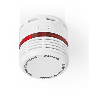 NEDIS DTCTSL50WT Smoke Detector EN14604 10-Year Lifespan Small Design