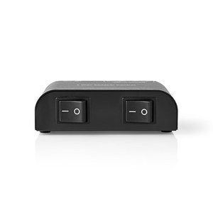 NEDIS ASWI2602BK Speaker Control Box 2-Way Terminal Clamp Black