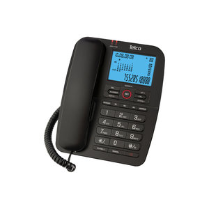 Ενσύρματο τηλέφωνο με αναγνώριση κλήσης Μαύρο GCE6215