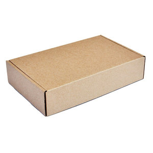 Χαρτοκιβώτιο συσκευασίας PAP-0001, τρίφυλλο, 20x13x3.5cm, καφέ, 50τμχ