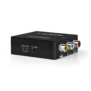 NEDIS VCON3456AT Composite Video to HDMI Converter 1-Way - 3x RCA (RWY) HXDMI Ou