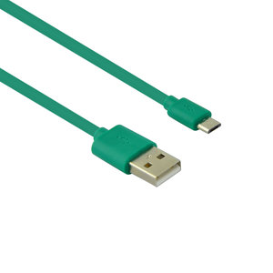 LAMTECH DATACABLE MICRO USB 1m GREEN