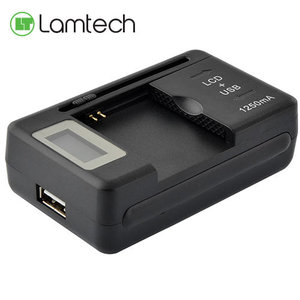 LAMTECH UNIVERSAL BATTERY CHARGER FOR SMARTPHONES, PHOTO & ACTION CAMERAS