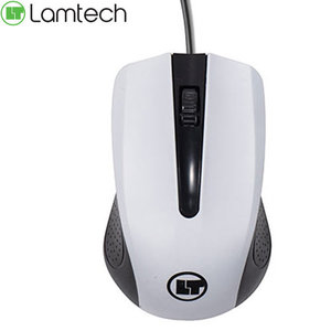 LAMTECH WIRED OPTICAL MOUSE 1000DPI WHITE