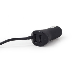 ENERGENIE 4-PORT FRONT AND BACK SEAT CAR CHARGER 9,6A BLACK