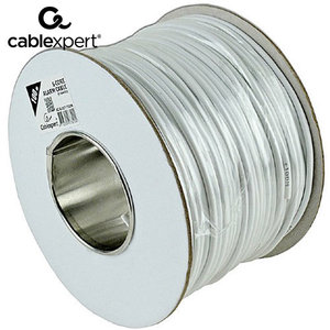 CABLEXPERT ALARM CABLE 100M ROLL WHITE SHIELDED