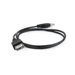 CABLEXPERT USB 2,0 EXTENSION CABLE 0,75M BLACK
