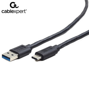 CABLEXPERT USB3.0 AM TO TYPE-C CABLE 0.5M BLACK