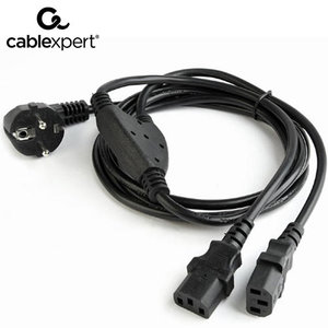 CABLEXPERT POWER SPLITTER CORD C13 VDE APROVED 2m