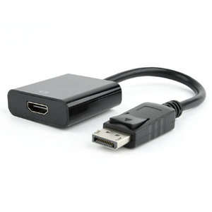 CABLEXPERT DISPLAYPORT TO HDMI ADAPTER CABLE BLACK RETAIL PACK