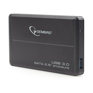 GEMBIRD USB 3.0 2.5'' ENCLOSURE BLACK