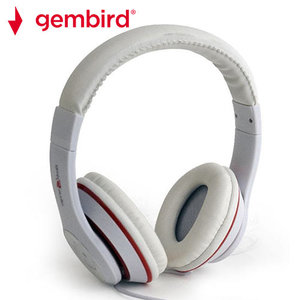 GEMBIRD STEREO HEADSET WITH MIC LOS ANGELES WHITE