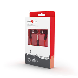 GEMBIRD EARPHONES WITH MICROPHONE AND VOLUME CONTROL 'PORTO'