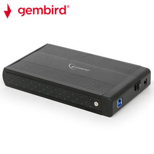 GEMBIRD EXTERNAL USB 3.0 3.5'' ENCLOSURE BLACK