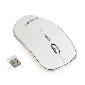 GEMBIRD WIRELESS OPTICAL MOUSE WHITE