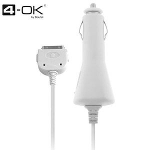 4-OK CAR CHARGER PLUG IN IBLAUTEL FOR IPOD/IPHONE 3G-4/4S AND COMPATIBLES