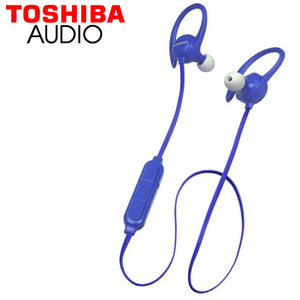 TOSHIBA AUDIO ACTIVE FIT2 BLUETOOTH HOOK EARBUDS BLUE