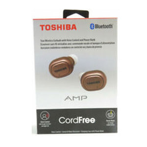 TOSHIBA AUDIO ANC WIRELESS BT STEREO SWEAT RESISTANT EARBUDS WITH MIC ROSE GOLD
