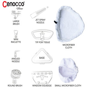 Cenocco Ατμοκαθαριστής - Σφουγγαρίστρα ατμού Μπλε CC-9074-BLU