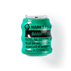 NEDIS BANM160SC3 Nickel-Metal Hydride Battery 3.6 V 80 mAh Solder Connector