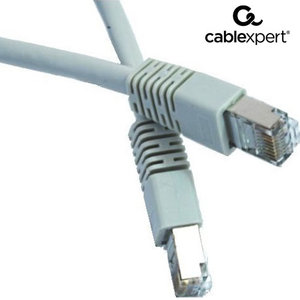 CABLEXPERT FTP CAT6 PATCH CORD GREY SHIELDED 2M