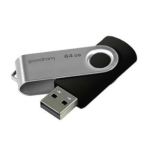 GOODRAM USB 2,0 FLASH DRIVE 64GB UTS2 BLACK