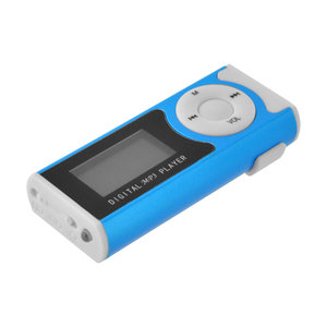 LAMTECH DIGITAL MP3 PLAYER 16GB WITH FM RADIO BLUE