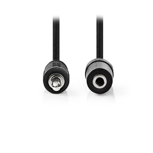 NEDIS CAGT22050BK20 Stereo Audio Cable 3.5 mm Male 3.5 mm Female 2.0 m Black