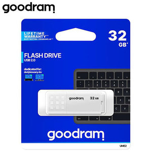 GOODRAM USB 2,0 FLASH DRIVE 32GB WHITE