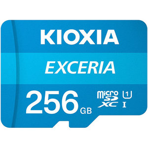 KIOXIA MICRO SD 256GB WITH ADAPTER UHS I U1 (M203)