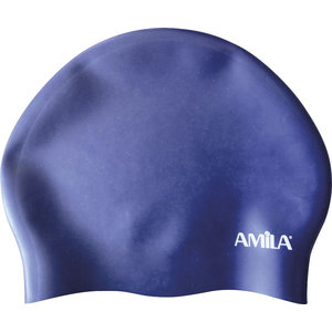 Σκουφάκι Κολύμβησης AMILA Long Hair HQ Μπλε