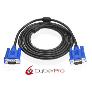 CyberPro CP-V150 VGA M/M with ferrites 15m